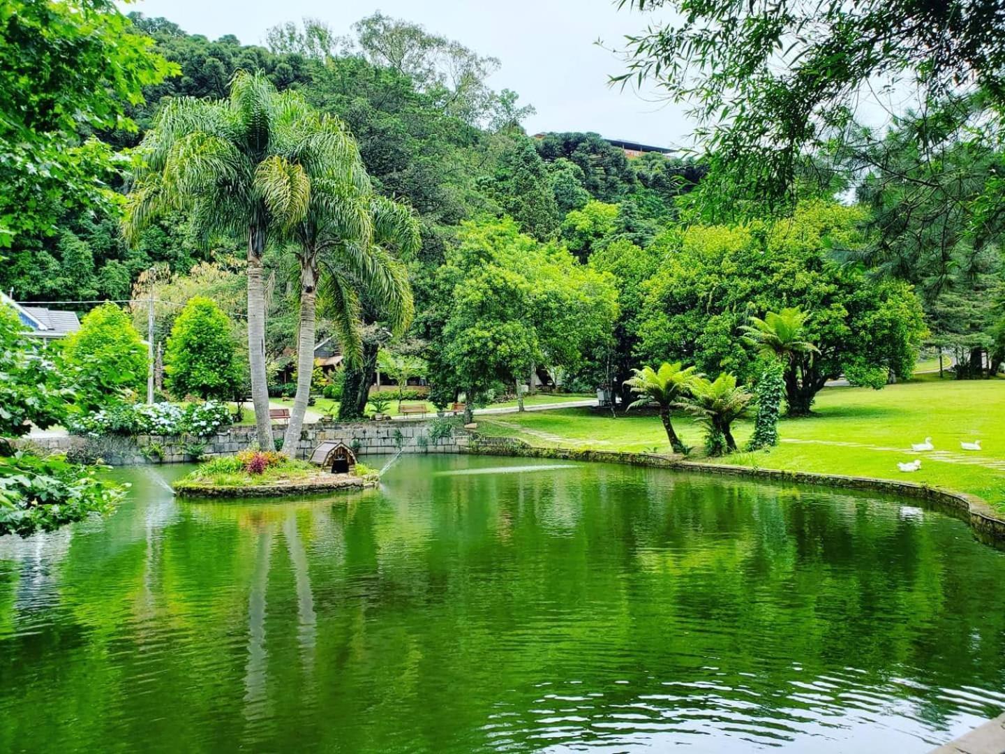 Chale Vale Do Bosque Vila Gramado Exterior foto